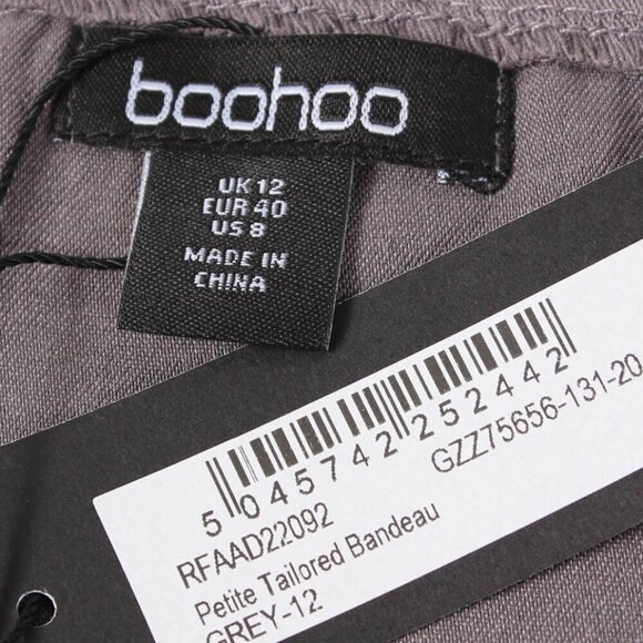 Boohoo Petite Tailored Bandeau - Size 8 - NWT - Picture 6 of 10